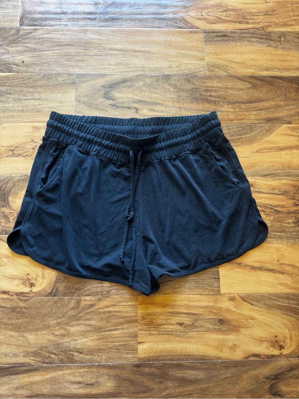 Fabletics Black Athletic Drawstring Shorts